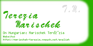 terezia marischek business card